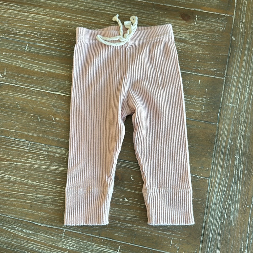 Blossom and Pear Ribbed Baby Leggings